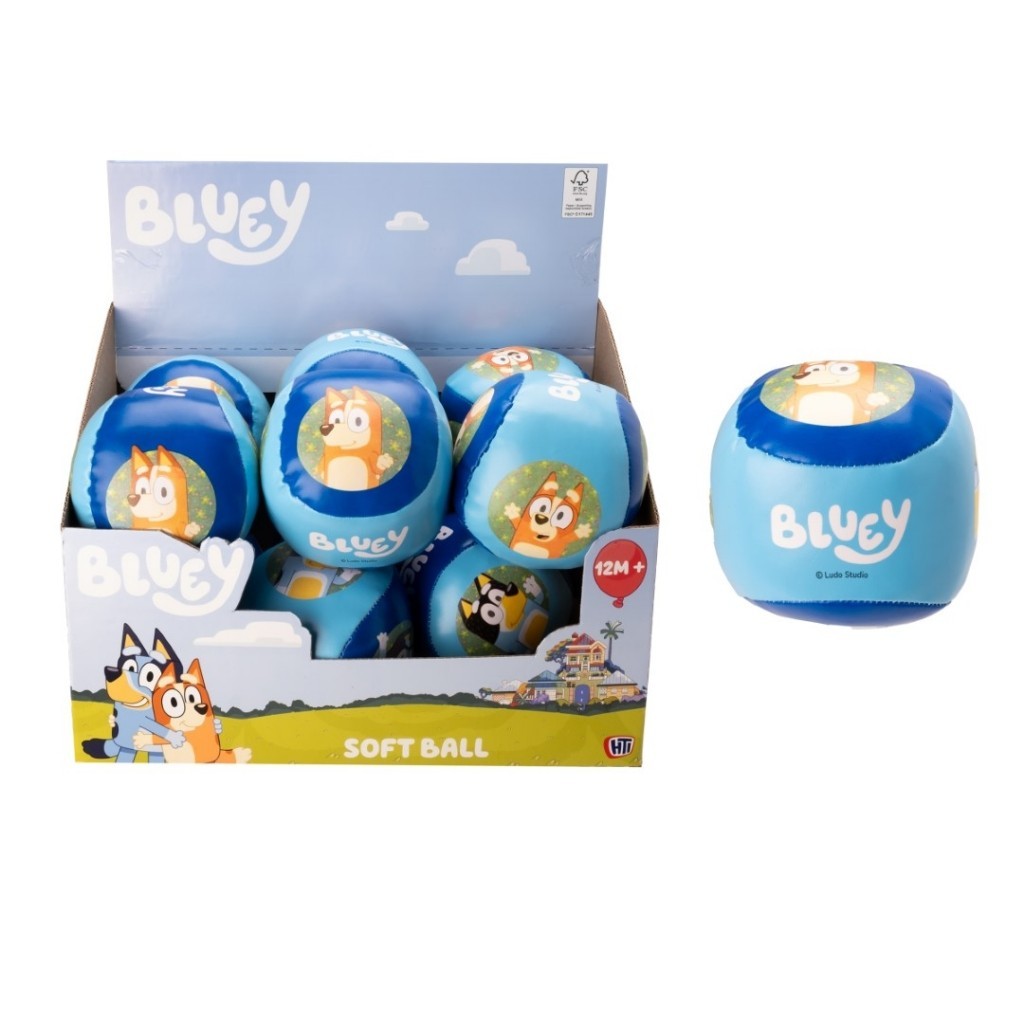 Bluey 3" Soft Ball - indoor/outdoor toy