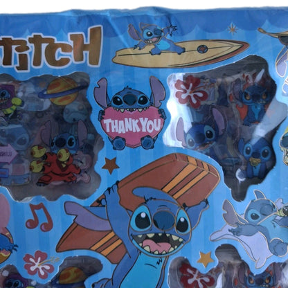 100pcs Cute Disney Lilo & Stitch Cartoon Sticker Gift Box Set DIY Vinyl Decals