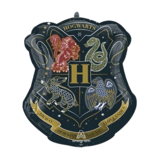  Harry Potter Crest Shape Uninflated Helium Balloon - Party Balloon 