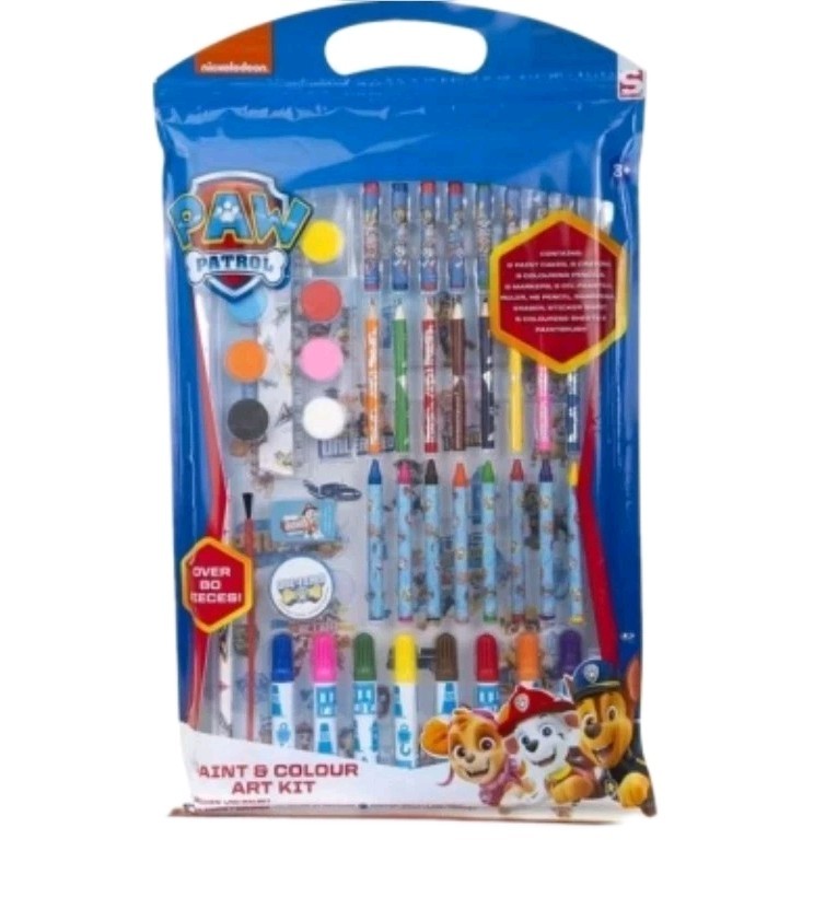 Paw Patrol paint and colour art kit