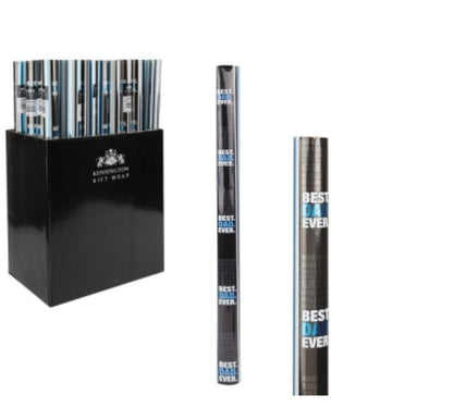 3 x Best Dad Ever Gift Wrap 1.5mx70cm - Wrapping Paper