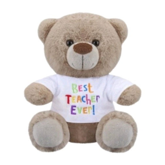 Thank You, Best Teacher Gift Present, Best Teacher Ever Bear 8" 