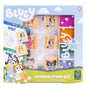 Bluey Wooden Stamp Set Kids Activity Kit with 6 Stamps 4 Ink Pads & Paper NEW