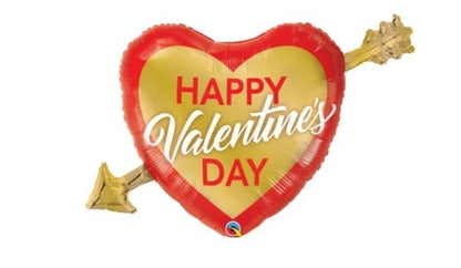 Valentines Day Foil Balloons For That Somebody Special: Heart, Marble, Abstract