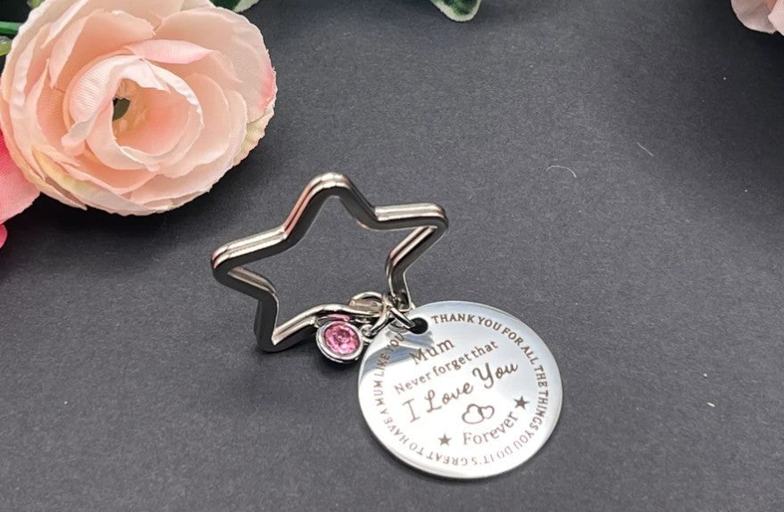 MOTHER'S DAY I LOVE YOU KEYRING - GIFTS FOR MUM