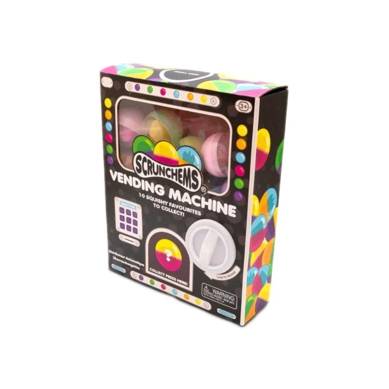 Scrunchems Vending Machine Toy - Squishy Sensory Collectibles with Surprises