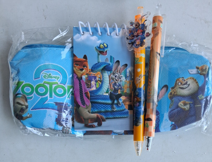 Disney Zootopia 2 Stationery Set Party Favours – Choose Your Colour!