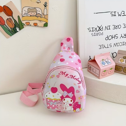 Kawaii Sanrio Character Mini Crossbody Backpacks Adjustable Strap