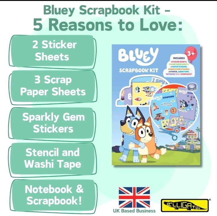 Bluey Scrapbook Kit - Craft set - Activity Set