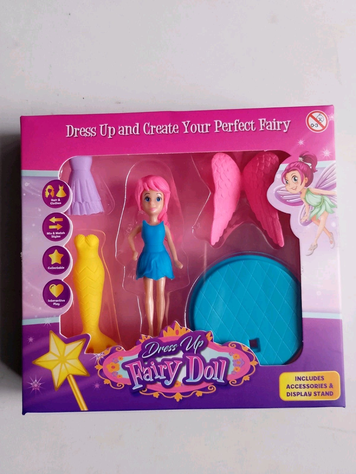 4 Beautiful Fairy Princess Dolls for Girls, Adorable Fashion, Gift for Girls