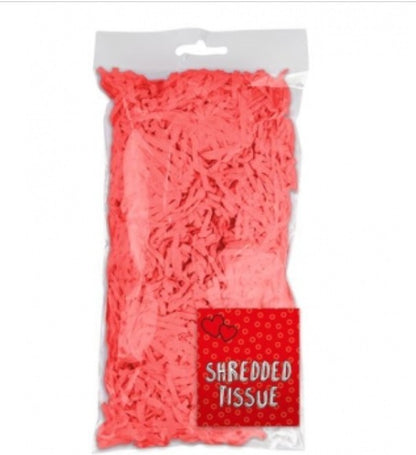 VALENTINES DAY RED SHREDDED TISSUEPAPER 25G