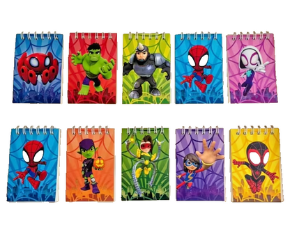 Marvel Spidey and His Amazing Friends / Avengers / Mini Notebook & Pen Sets