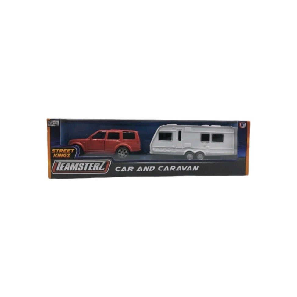 Teamsterz Car and Caravan Vehicle Toy DieCast Opening Doors Kids Children Gift