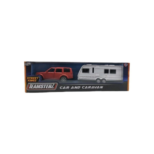 Teamsterz Car and Caravan Vehicle Toy DieCast Opening Doors Kids Children Gift