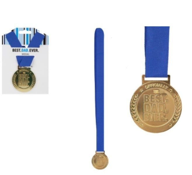 Officially Best Dad Ever Medal With Ribbon - Gifts For Dad - Father's Day Gifts