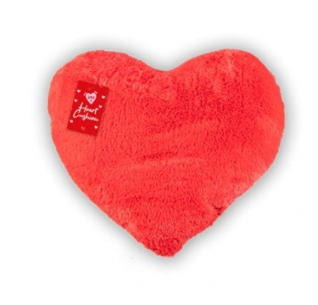 Valentines Day Heart Pillow With A Red Love Heart Cushion Case 
