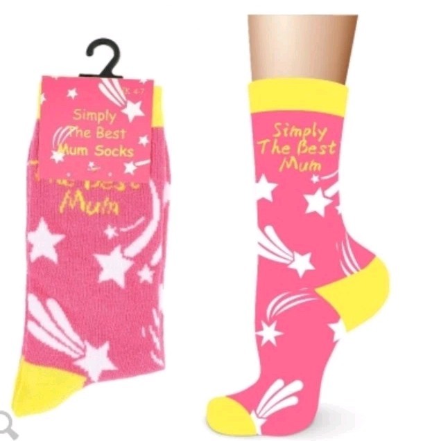Novelty Socks Simply The Best Mum Christmas Birthday Mothers Day Gifts For Women