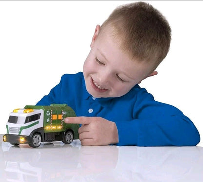 Teamsterz Garbage Rubbish Truck Toy Light And Sound Recycling Vehicle Kids Gift