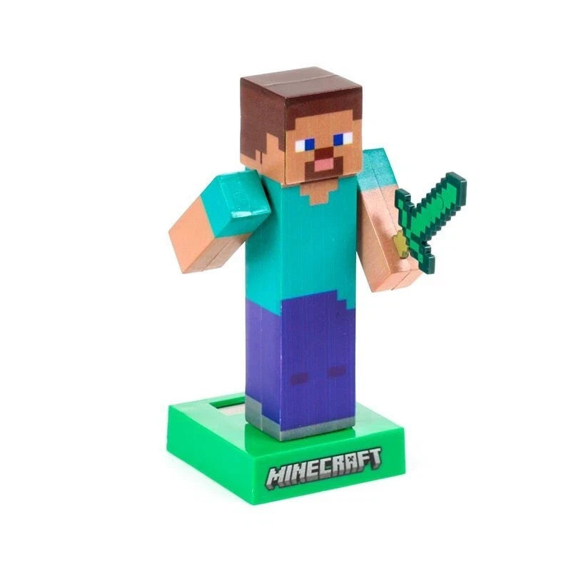 Minecraft Steve Solar Powered Pal Official Merchandise NEW UK