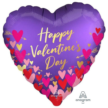 Valentines Day Foil Balloons For That Somebody Special: Heart, Marble, Abstract