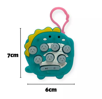 Mini Electronic Quick Speed Button Popper Game - Kids Toy - Bag Clip Game