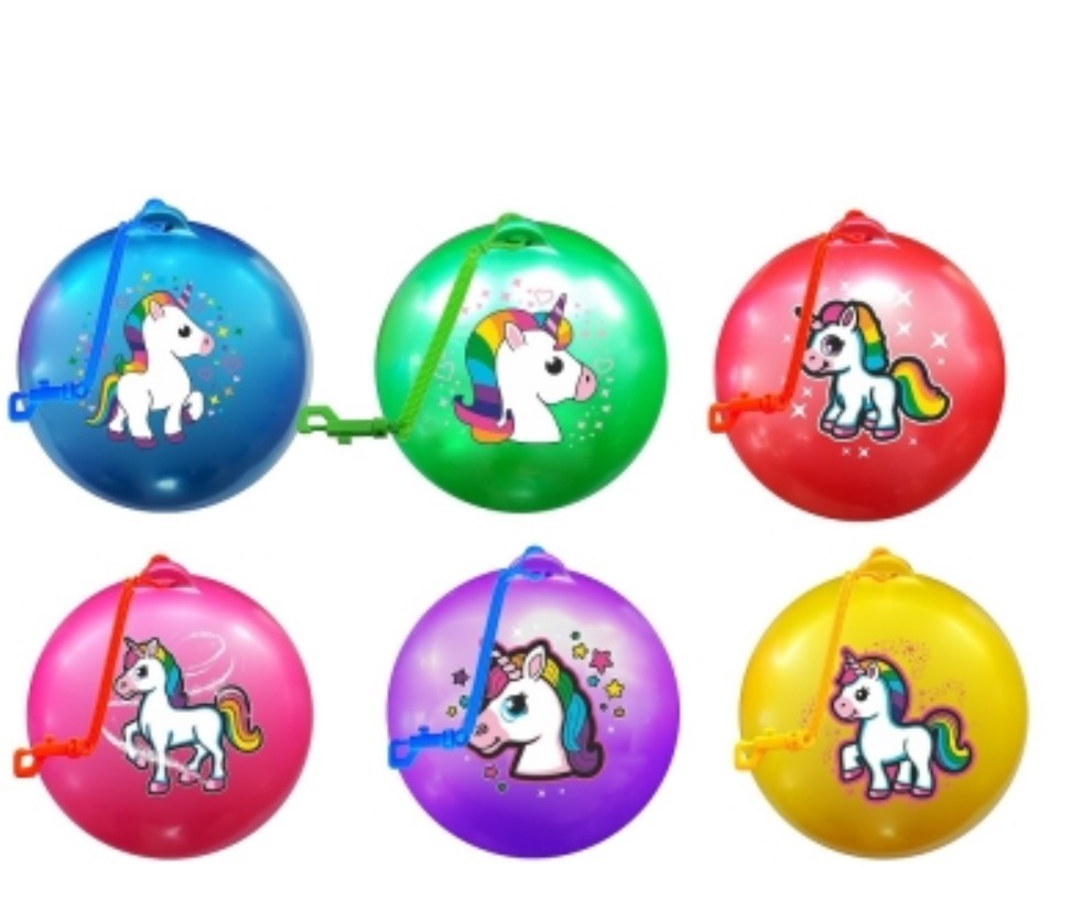 Inflatable Unicorn Sented Ball with Keychain 