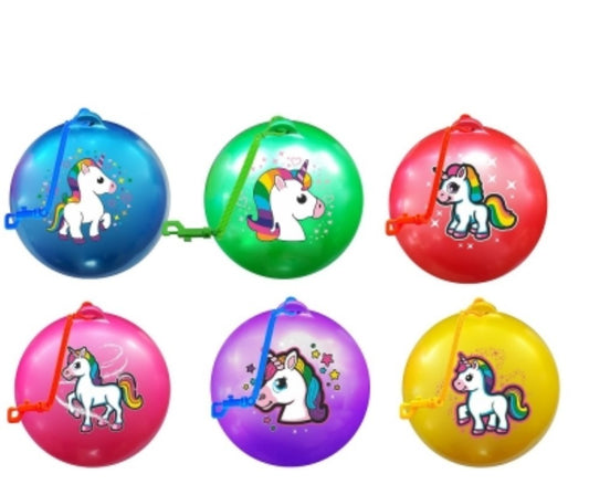 Inflatable Unicorn Sented Ball with Keychain 