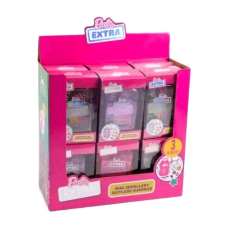 New Barbie Extra Mini Suitcase Jewellery Surprise 