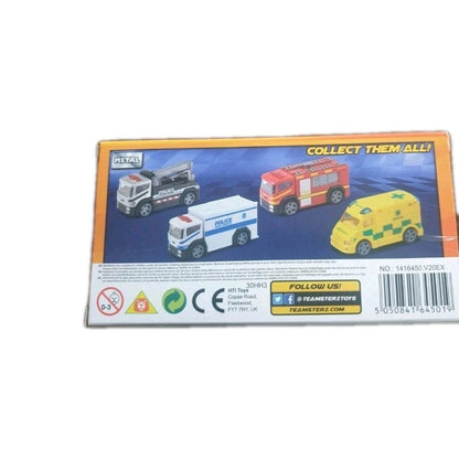 Teamsterz Kids Vehicle Toy Fire Engine Ambulance/Police BRANDED QUALITY TOYS UK