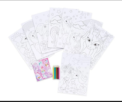 Unicorn Colouring Set with Stickers