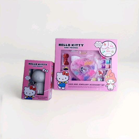 Hello Kitty Bundle -  PYO Figure & Jewellery Making SET 