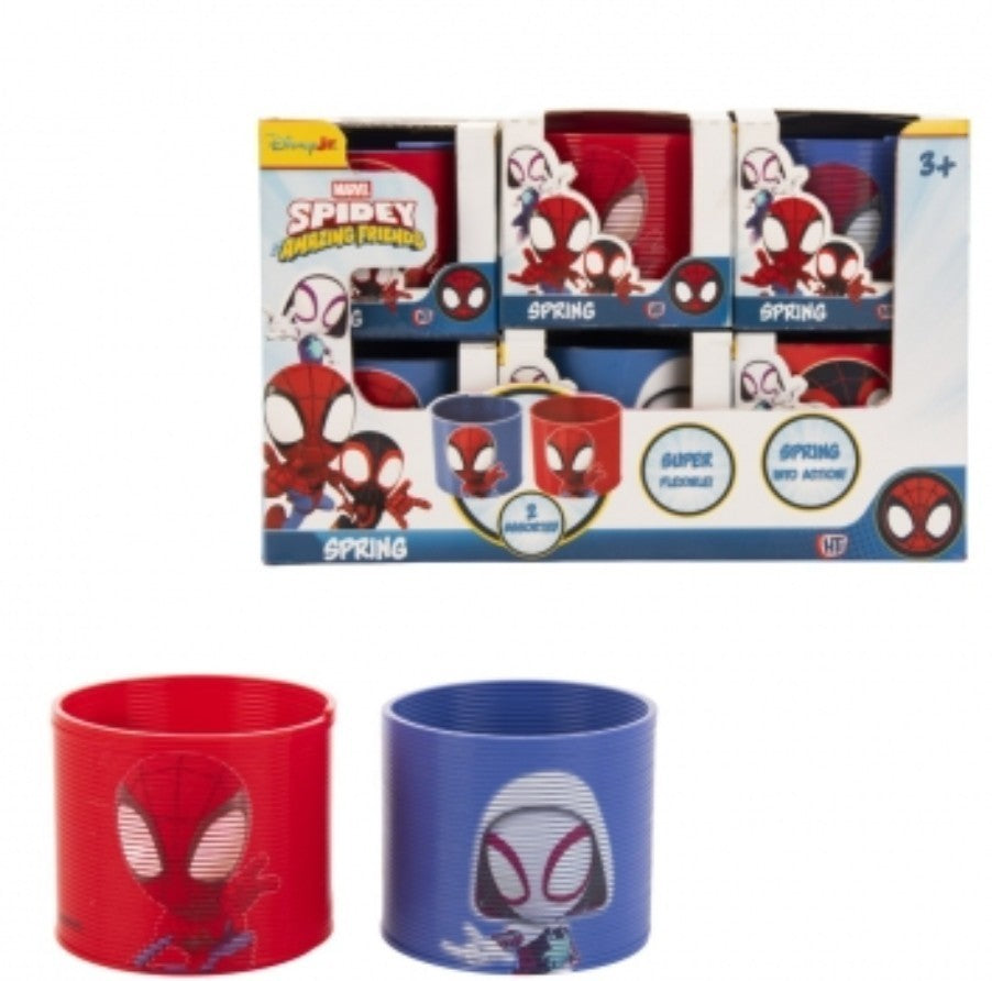 Marvel Spidey and His Amazing Friends Bouncy Spring Toy – Spidey & Ghost-Spider