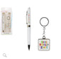 Thank You, Best Teacher Gift Present, Pen And Keyring Set