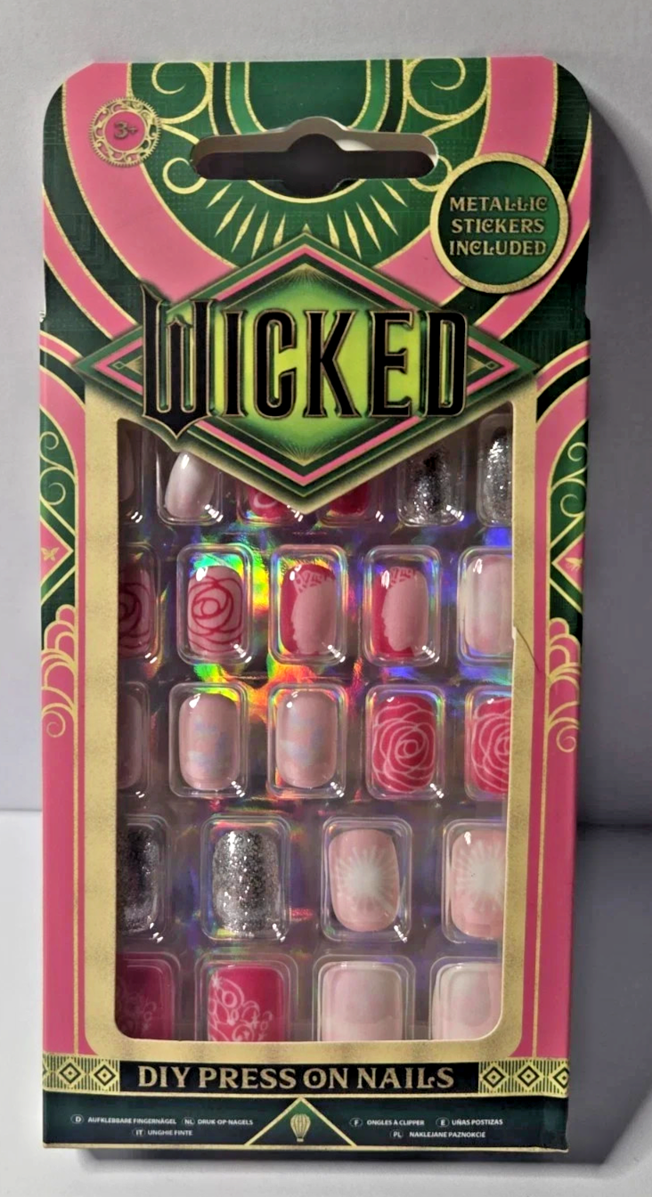 Officially Licenced Press On Nails: Wicked, Stitch, Hello Kitty & Friends + More