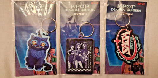 Netflix K-Pop: Demon Hunters 3-Piece Keychain Bundle Set
