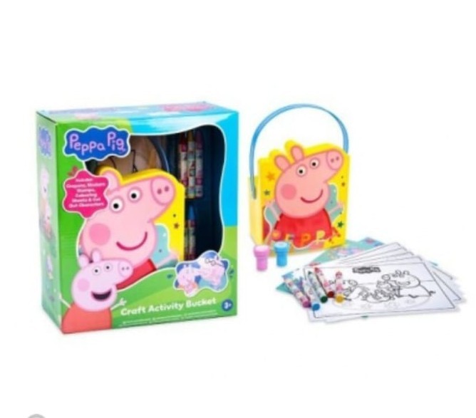 PEPPA PIG CRAFT BUCKET ACTIVITY SET