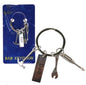 Silver Dad Keyring With Tool Charms ~ Birthday Gift ~ Mechanic ~ Joiner ~ Xmas
