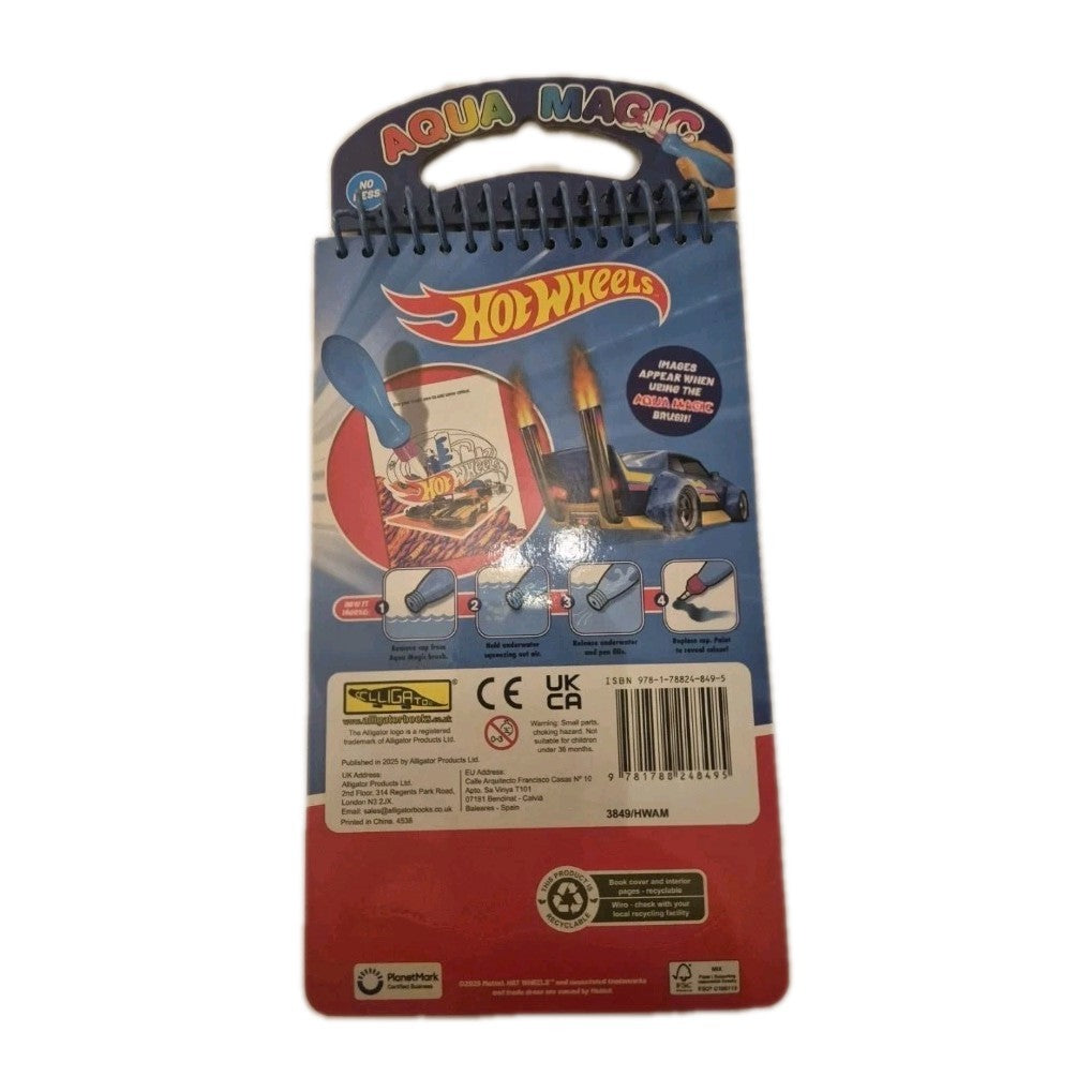 Hot Wheels Aqua Magic - Mess-Free Reusable Coloring Activity Book