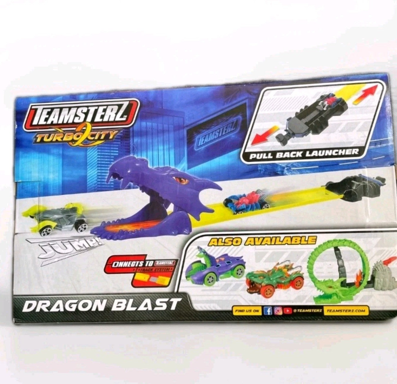 Teamsterz Turbo City Dragon Blast Car Launcher - A Great Christmas Gift For Kids