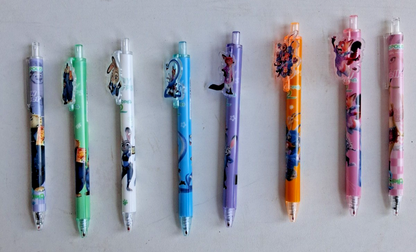 8 Disney Zootopia 2 Character Retractable Gel Pen Set