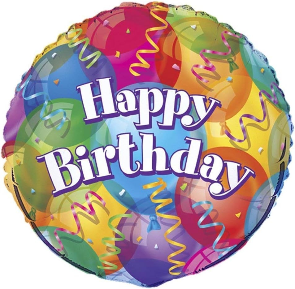Round Foil Balloons - For All Occasions 18"/ 45.7cm