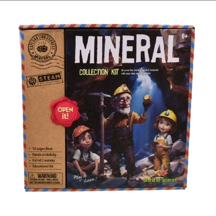 STEAM Educational Science Kits Activity Set - Mineral Science 