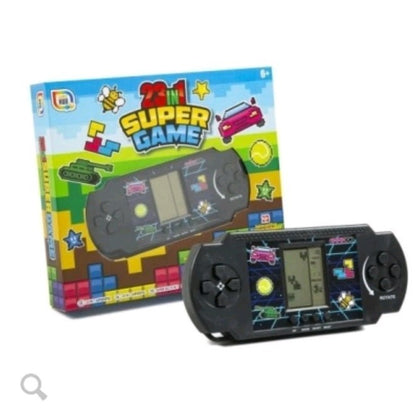 Electronic Hand Held Retro Game Boy Console 23 Games Machine Battery Operated