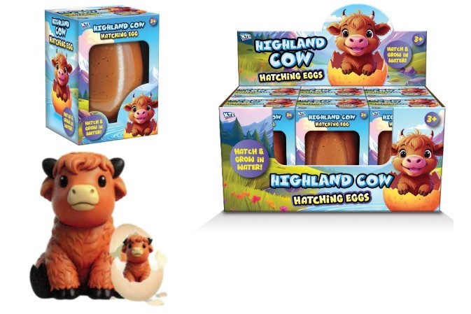 Adorable Growing Highland Cow Toy - Hatch & Grow in Water!