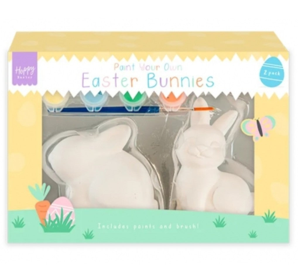 PAINT YOUR OWN EASTER BUNNY 2PK