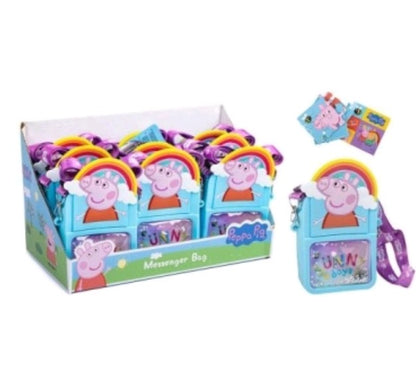 Peppa Pig Messenger Bag - Puzzle - Stickers 