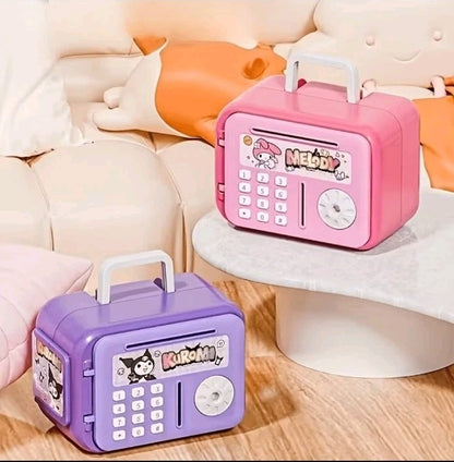Hello Kitty & Kuromi Electronic ATM Savings Machine - Password Lock Money Boxes