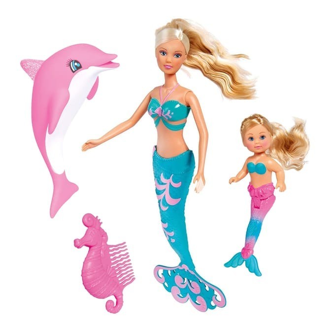 Steffi Love Mermaid Friends Doll Toy Set with Accessories Age 3+ NEW