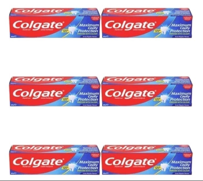 Colgate Maximum Cavity Protection Toothpaste 100ml (Pack of 12), Mint Flavour