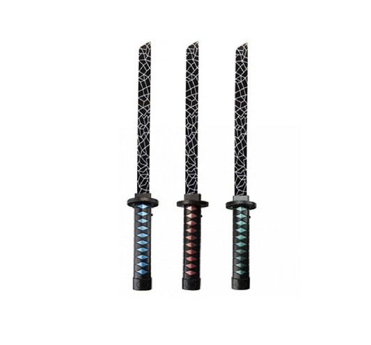 LED Light-Up "Flaw" Katana Sword with Realistic Sound Effects